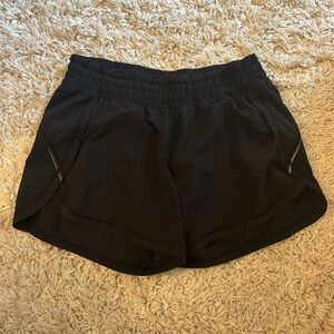 Athleta Black Athletic Shorts Moisture-Wicking Performance